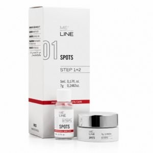 MeLine 01 Spots Step 1+2  (1x5ml + 1x7g) Por Pack