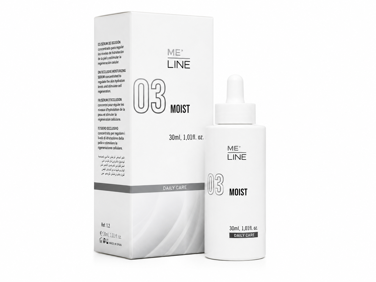 MeLine 03 Moist (1 botella x 30ml Por Pack)